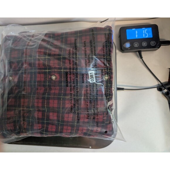 Eddie Bauer Red Plaid Button Down Shirt Men's Large Cotton Long Sleeve - Picture 7 of 7